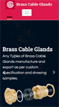 Mobile Screenshot of brasscableglands.com